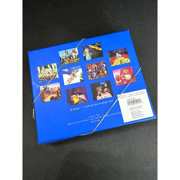 Disney Store Set of 10 Disney Beanie Plush Character Notecards and Envelopes - Picture 2 of 2